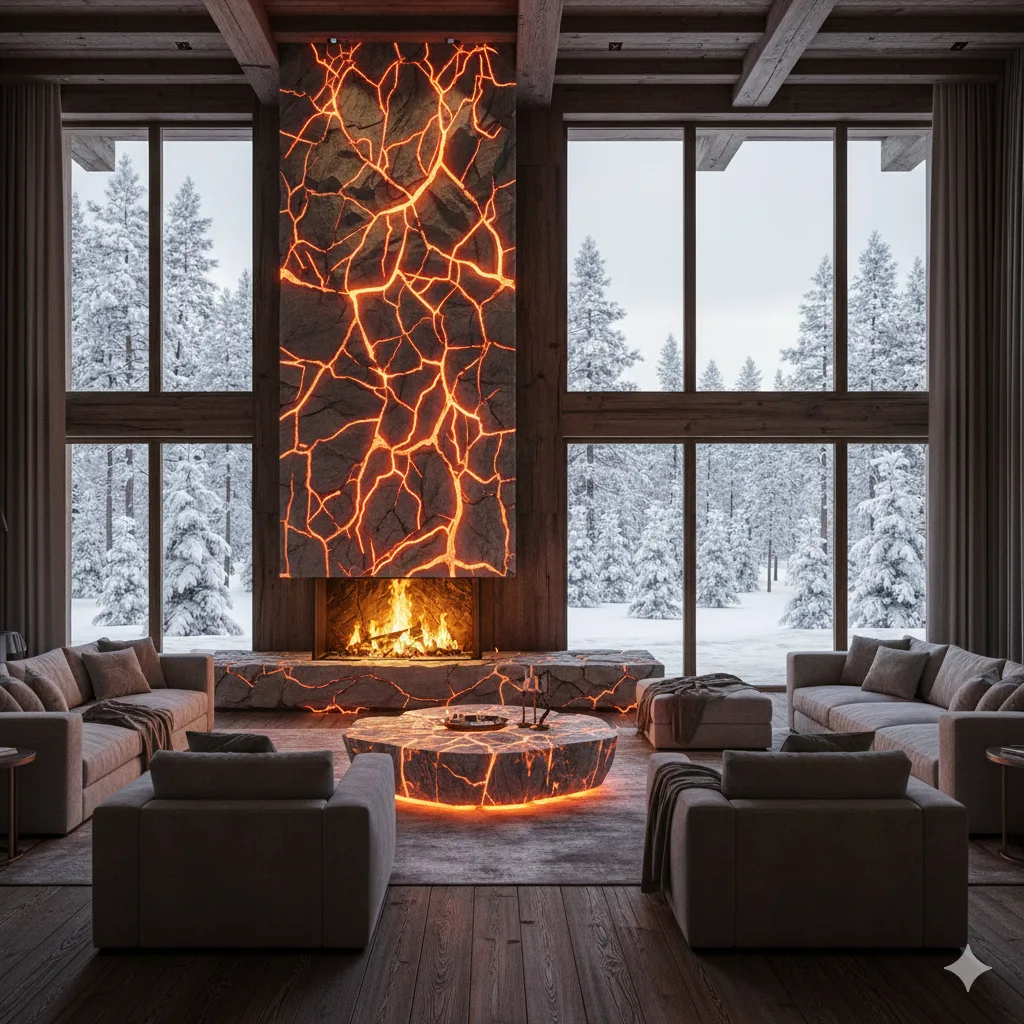 Transform Your Living Space with the Epic Stone Fireplace - A Timeless Focal Point
