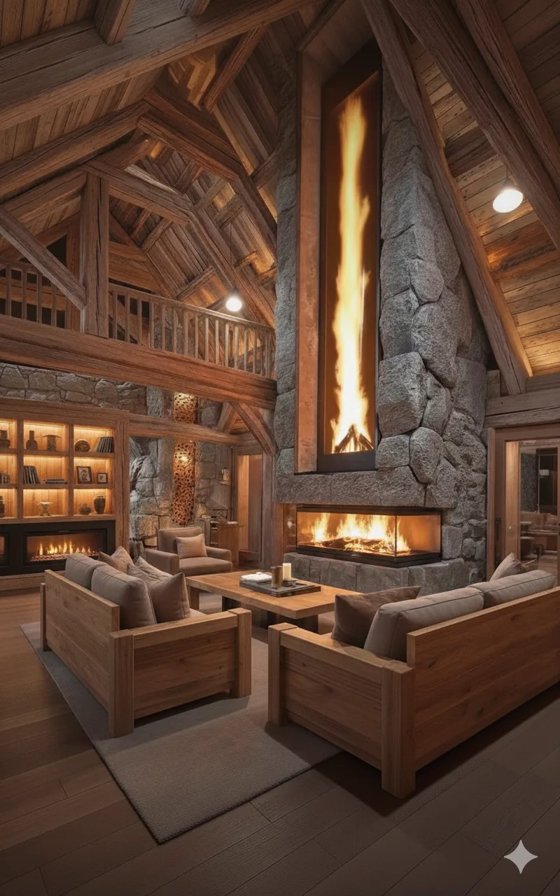 Comparing Different Styles and Materials for Your Giant Cabin Fireplace - Finding the Perfect Match