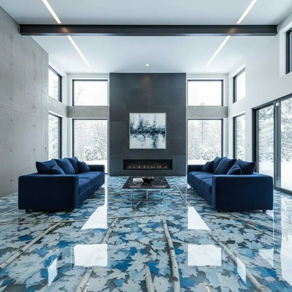 Embrace Nature Indoors with Leaves and Birch Branch Flooring – A Unique Eco-Friendly Choice