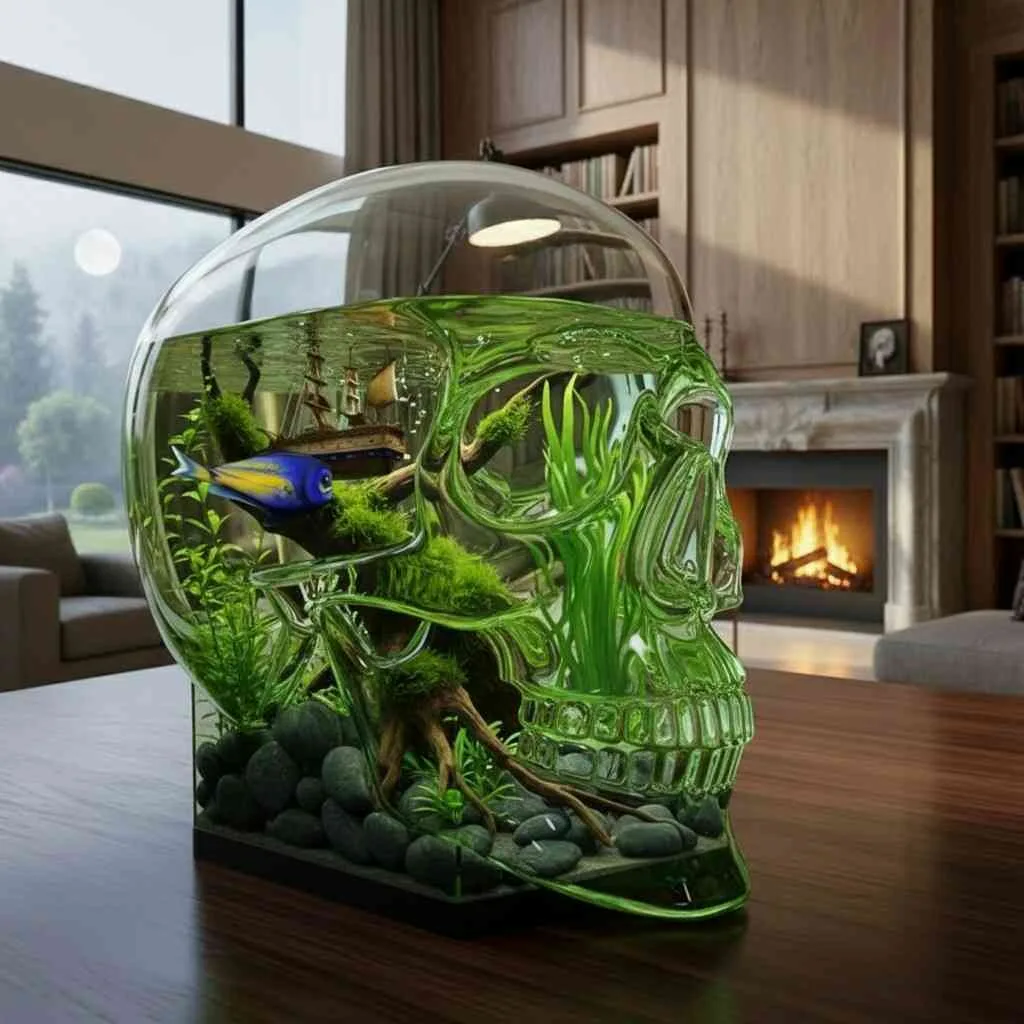 The Origins and Concept Behind the Skull Aquarium