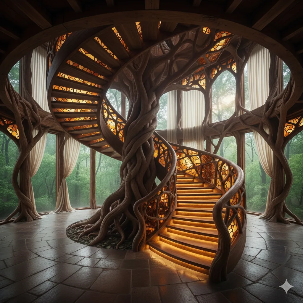 Elevate Your Home Decor with Stunning Stained Glass Staircases - A Perfect Blend of Art and Architecture