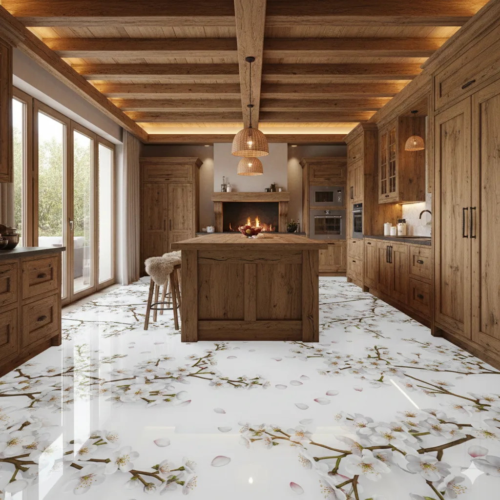Expert Advice for Installing and Maintaining White Cherry Blossom Epoxy Flooring