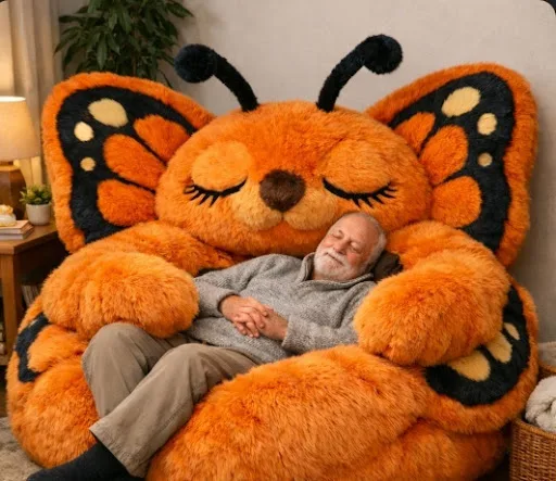 Discover Comfort and Style with the Fluffy Butterfly Bean Bag – Your Perfect Lounge Companion