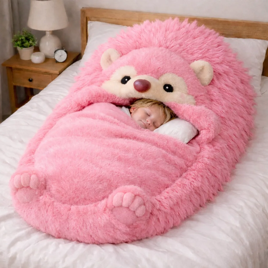 Examples of How to Incorporate the Hedgehog Shaped Sleeping Bag into Fun Activities