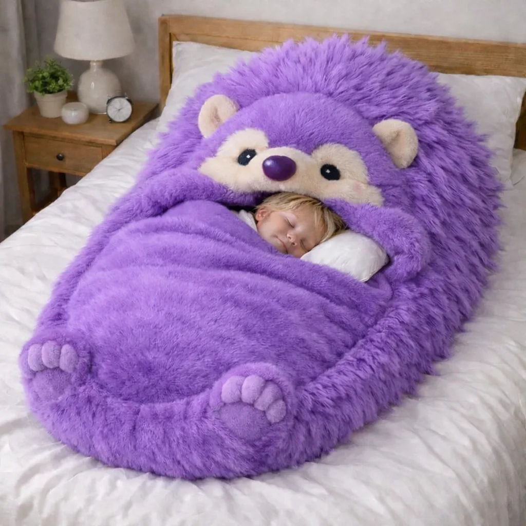 Comfort and Design of the Hedgehog Shaped Sleeping Bag