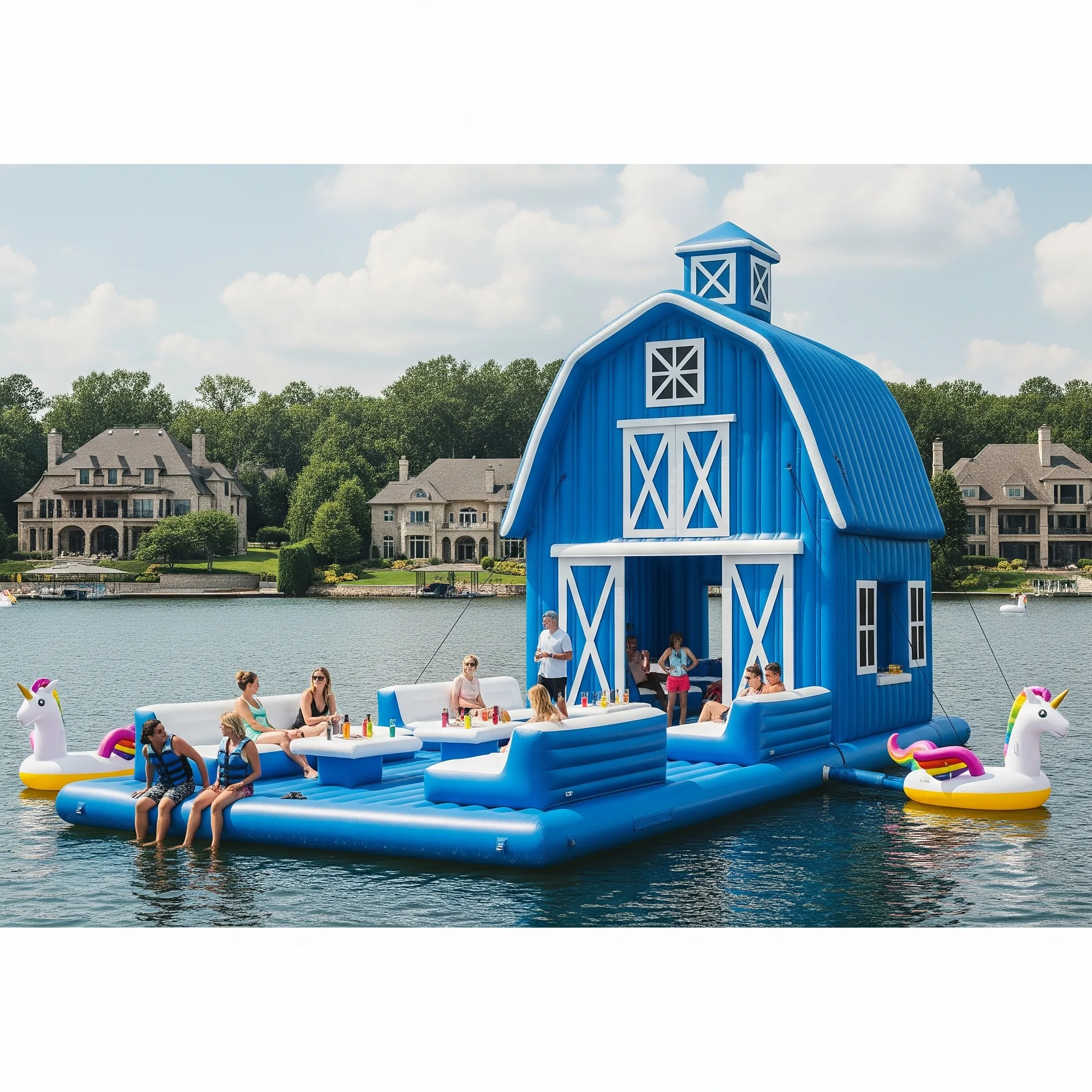 The Benefits of Choosing an Inflatable Barn Lake Float for Your Water Adventures