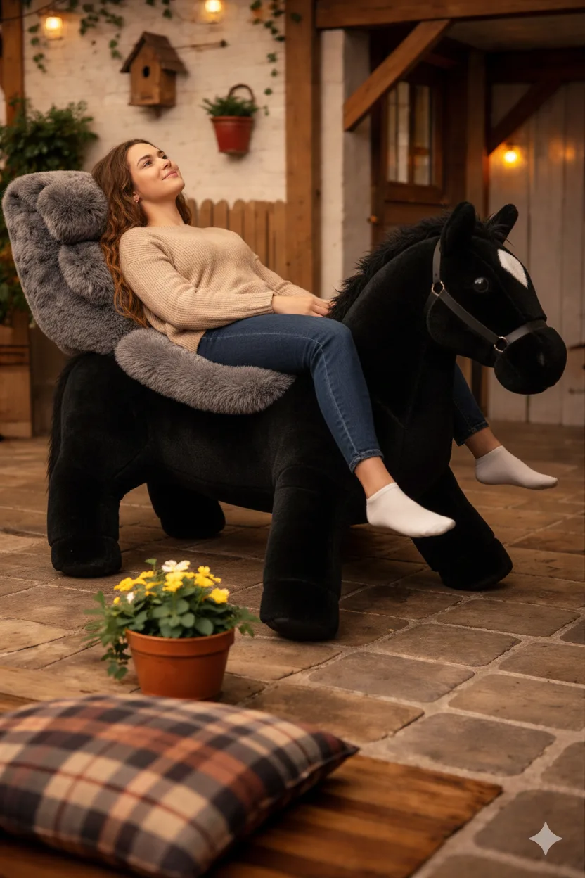 Maintenance and customization options for the Walking Shetland Horse Recliner
