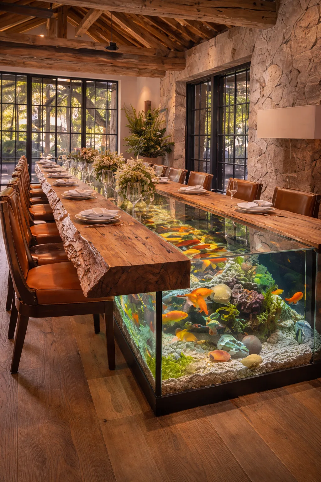 The Practical Aspects of Aquarium Dining Tables