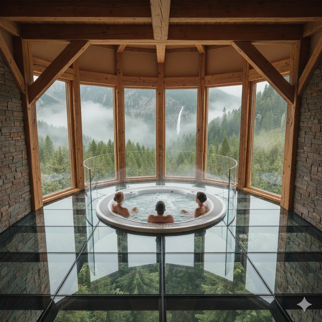 Benefits and Challenges of a Hot Tub Surrounded by Glass - An In-Depth Look