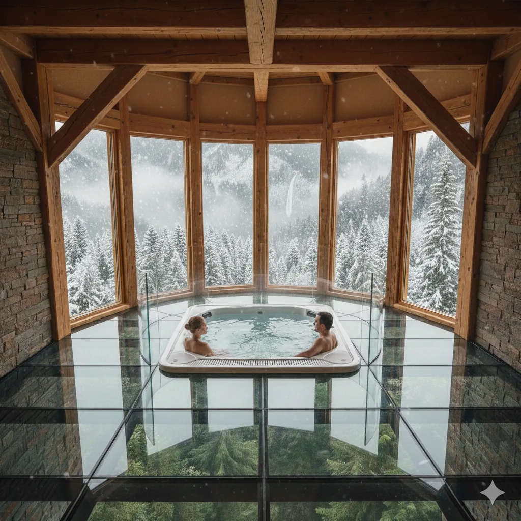 Why a Hot Tub Surrounded by Glass Is a Game Changer in Modern Outdoor Design