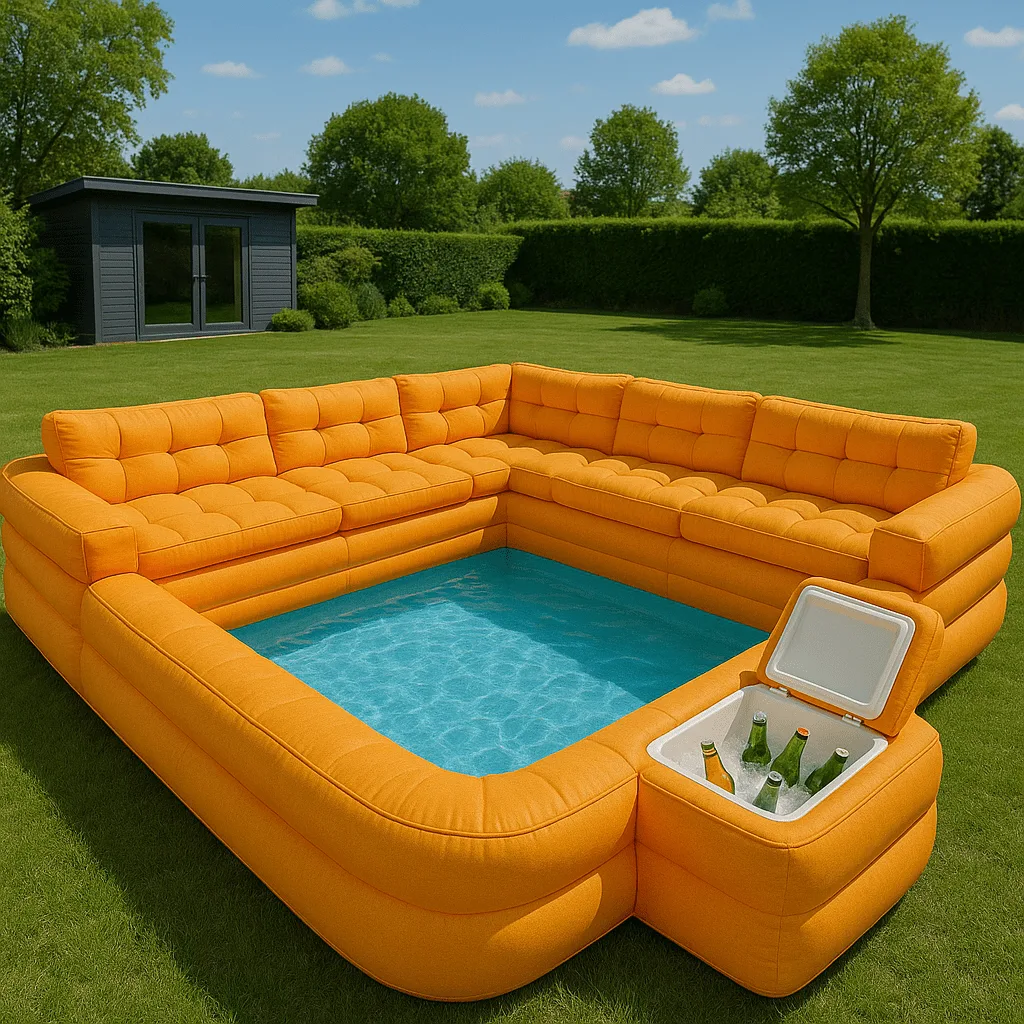 Comparing Different Models of Inflatable Pools with a Sofa