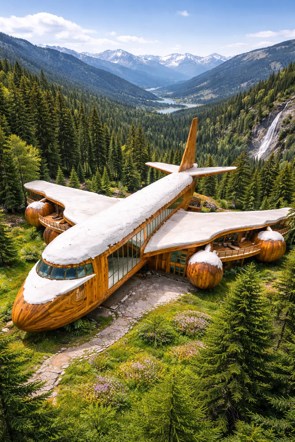 The Art of Designing a Plane Shaped Cabin - Crafting Unique Structures for Adventurous Living