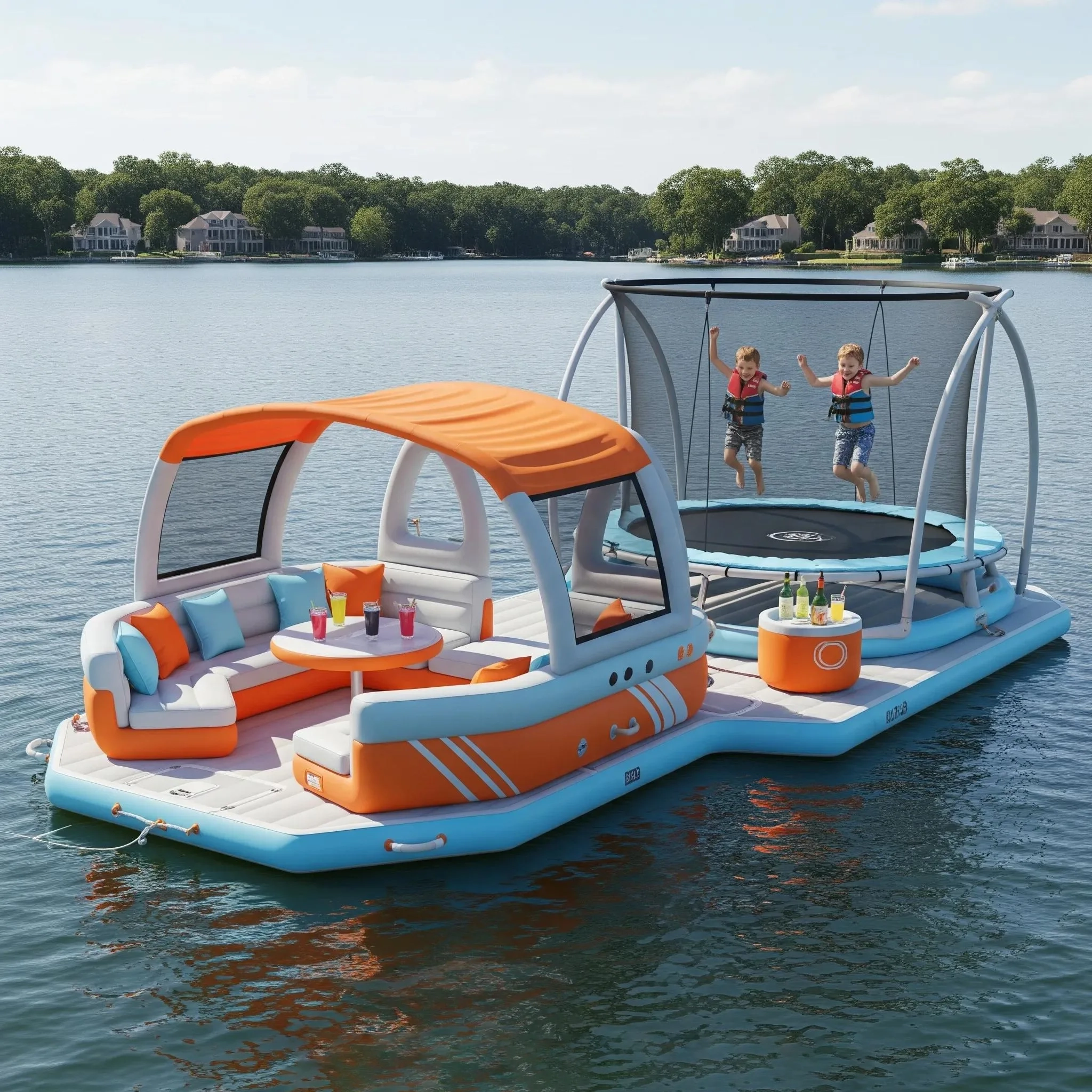 Comparing Trampoline Lake Party Floats with Traditional Pool Floats