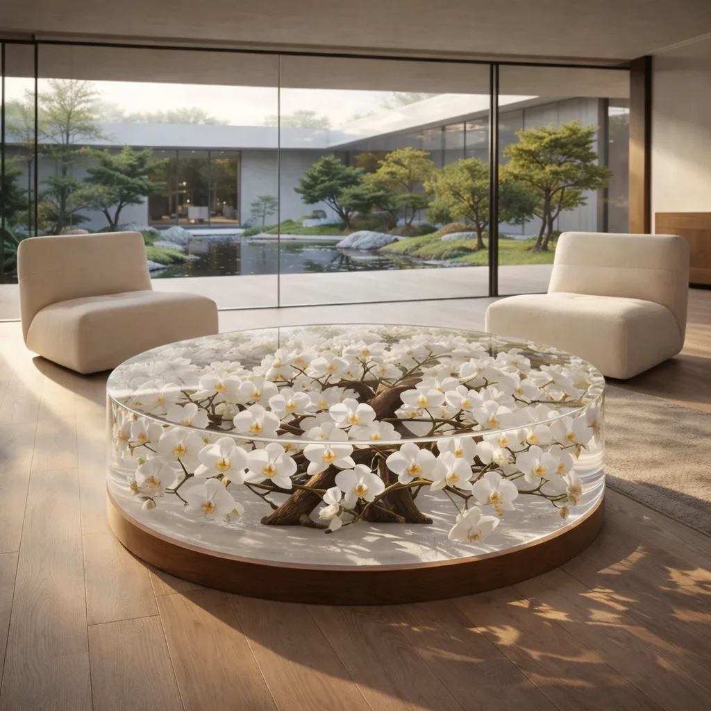 How to Use Epoxy Flower Coffee Tables to Transform Your Interior Design