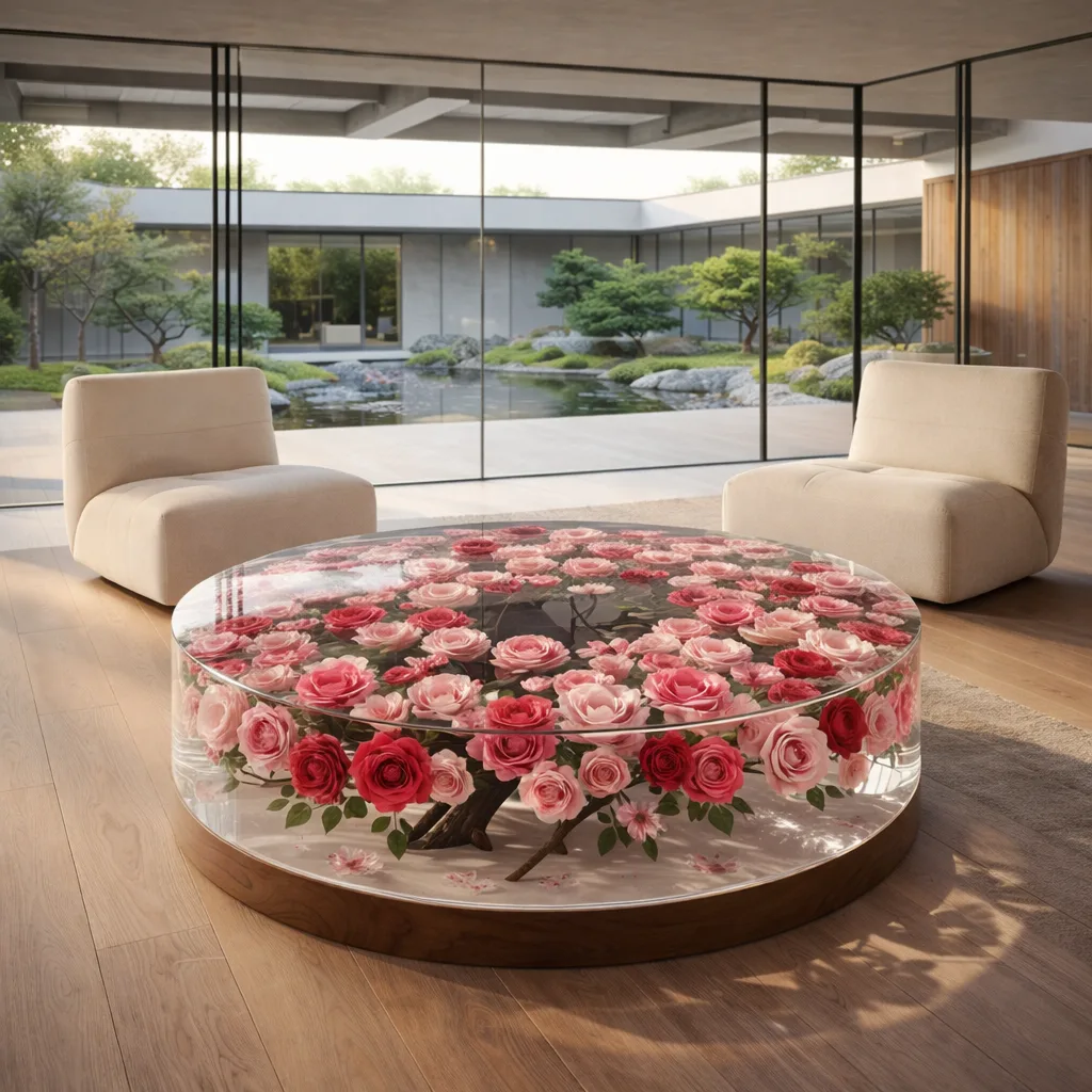 Discover the Stunning Charm of Epoxy Flower Coffee Tables – A Fusion of Art and Functionality
