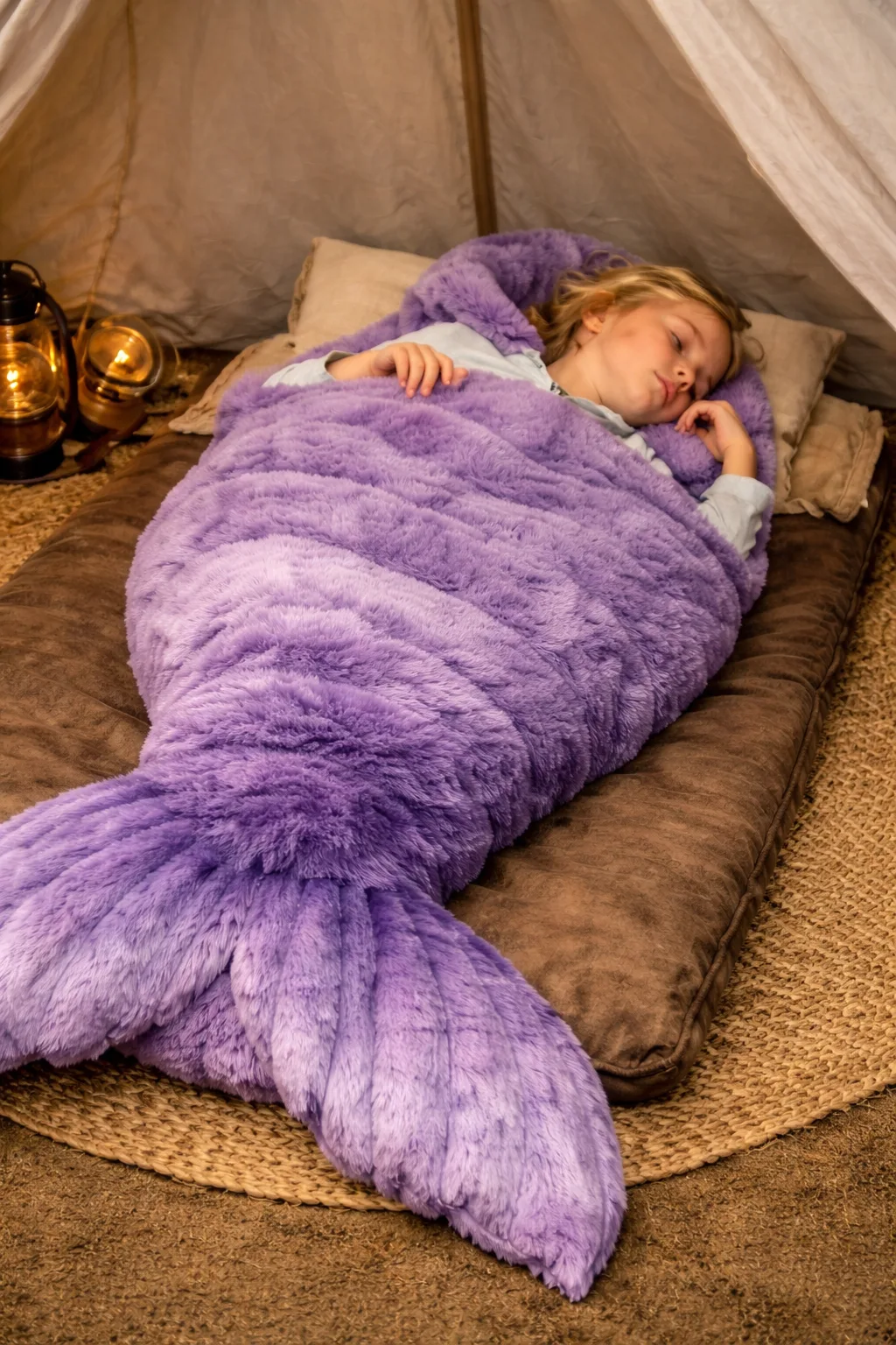 How to Use Your Mermaid Tail Sleeping Bag