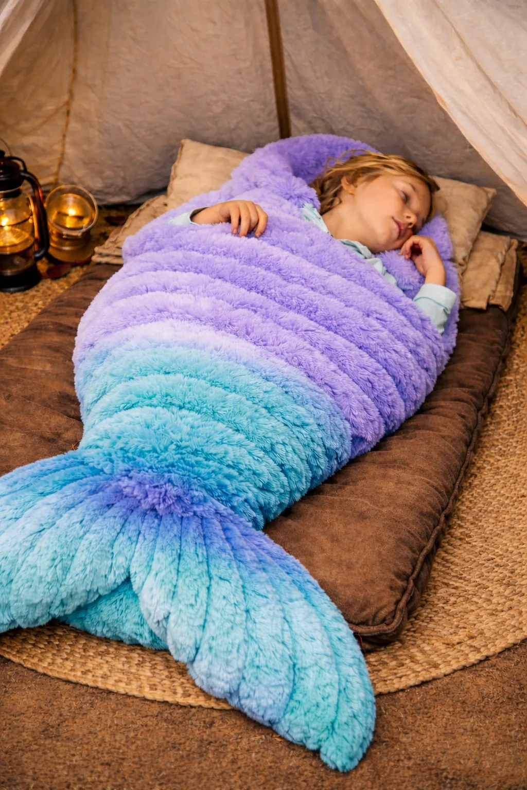 Dive into Comfort and Fantasy with a Mermaid Tail Sleeping Bag - The Ultimate Sleep Companion