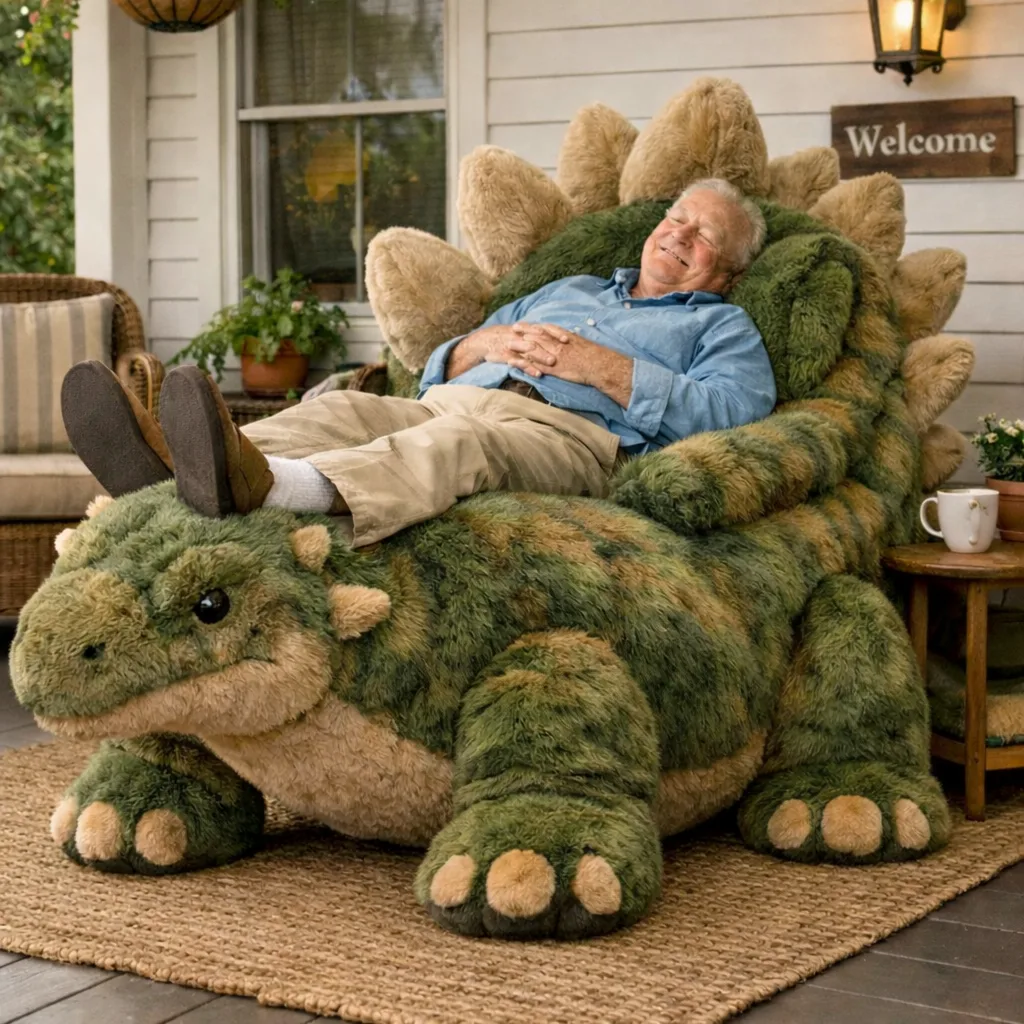 Roaring with Comfort and Fun - Discover the Walking Dinosaur Recliner Experience