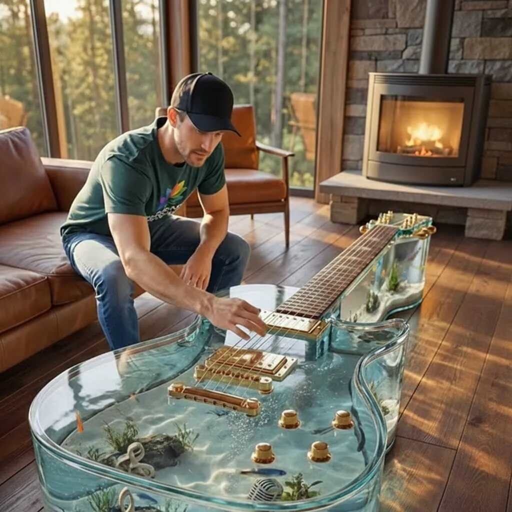 The Art and Craftsmanship Behind the Guitar Aquarium Coffee Table