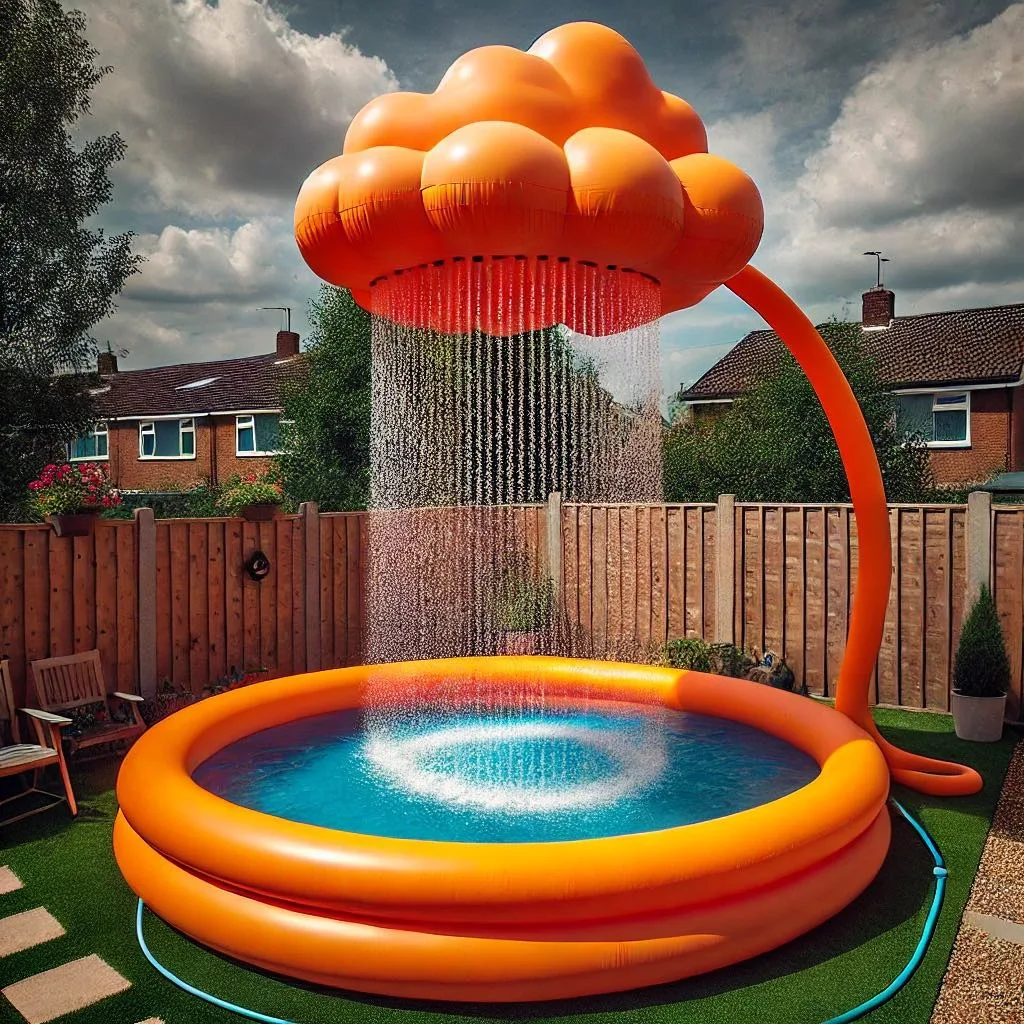 Comparing Inflatable Cloud Shower Pool with Traditional Pools and Similar Water Features