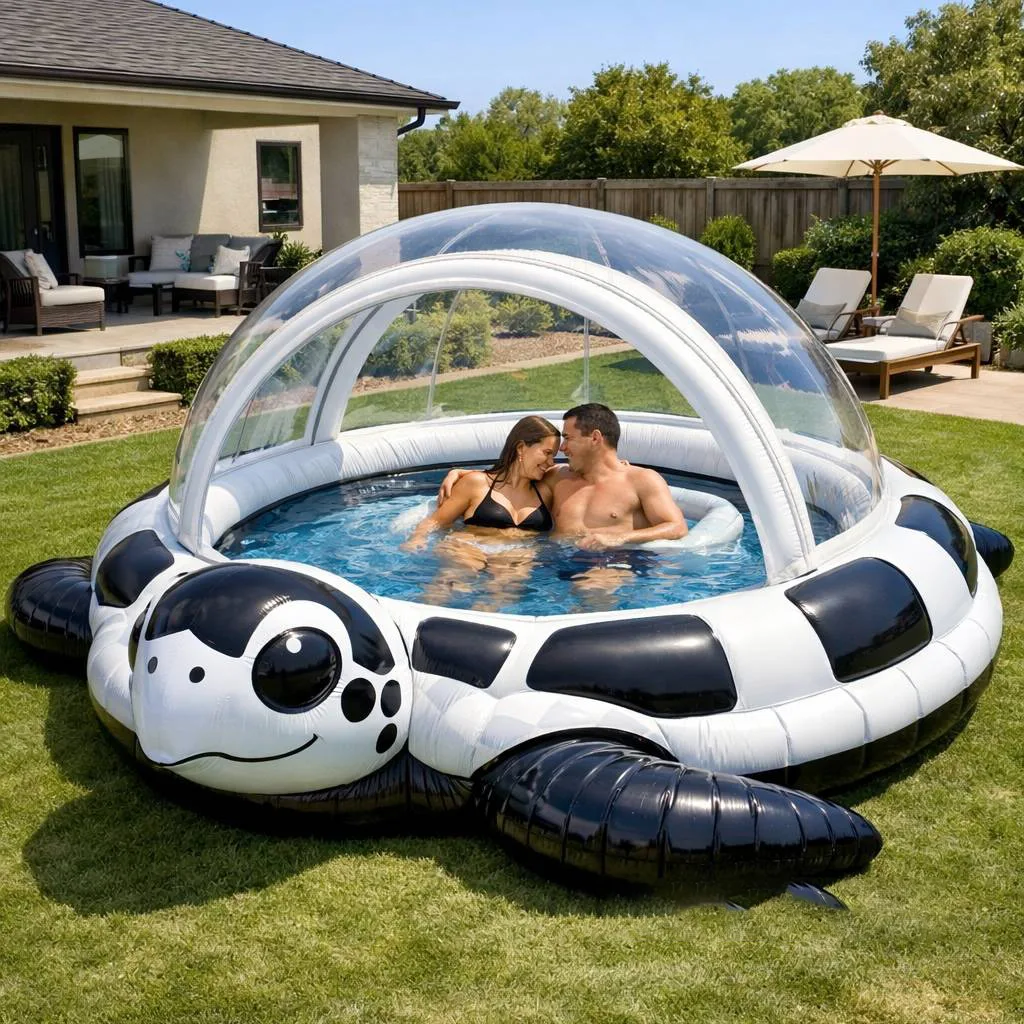 Factors to Consider When Choosing Your Turtle-Shaped Inflatable Dome Pool