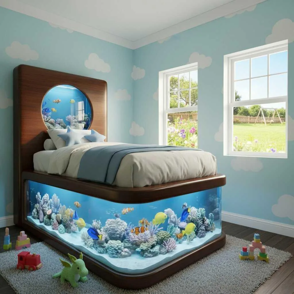 Dive into Dreamland – The Charm of Aquarium Kids Bed for Your Little Explorer
