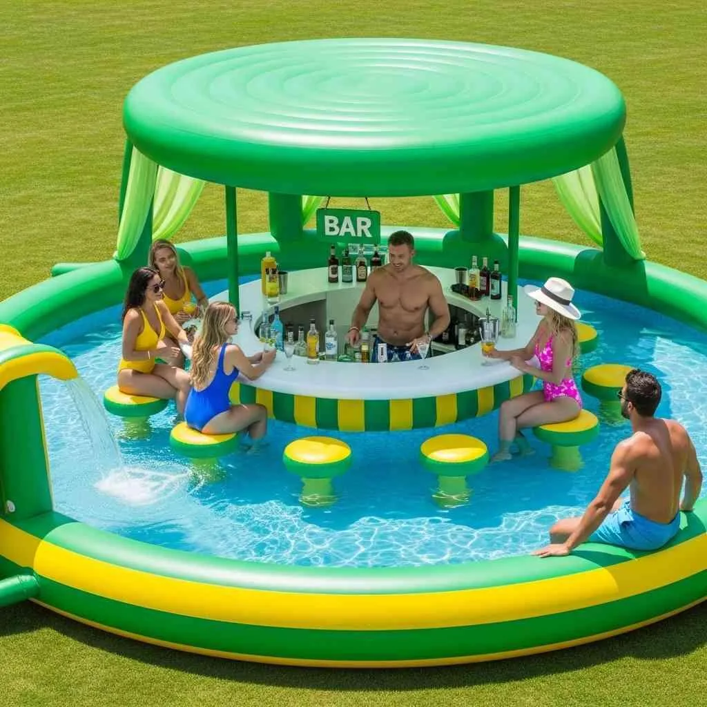 How to Use a Giant Inflatable Bar Pool Effectively
