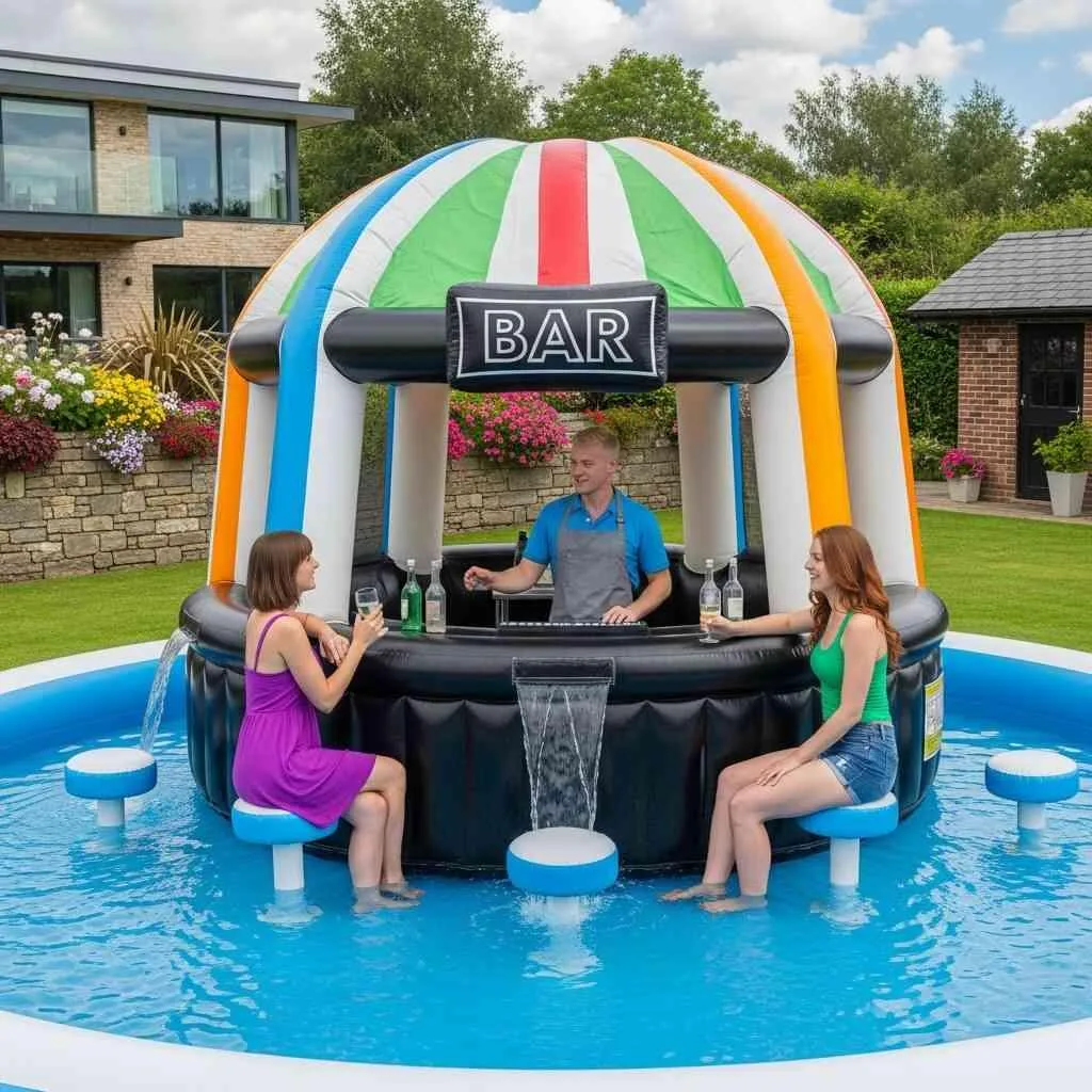 Examples of Creative Uses for a Giant Inflatable Bar Pool
