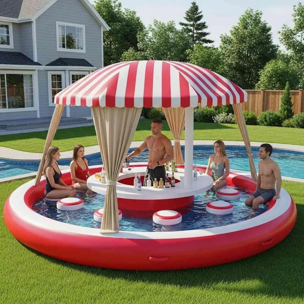 Comparing a Giant Inflatable Bar Pool with Traditional Pools