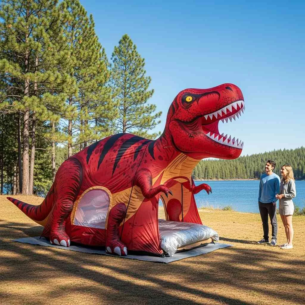 Creative Ways to Incorporate Your Giant Inflatable Dinosaur Tent into Events