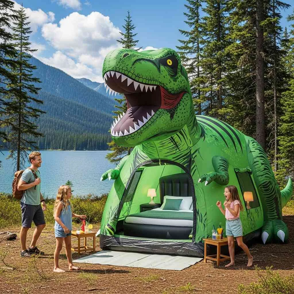 How to Set Up and Use Your Giant Inflatable Dinosaur Tent Effectively