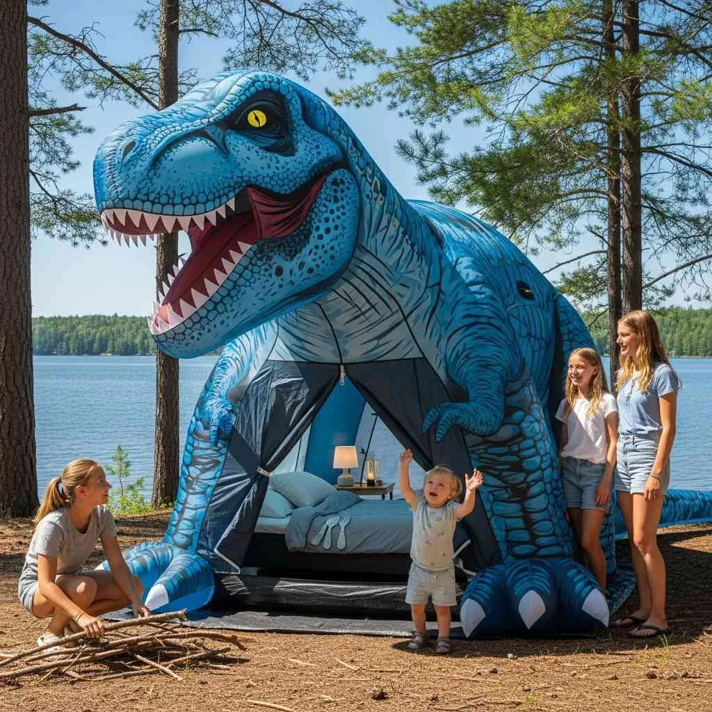 Discover the Ultimate Playtime Adventure with a Giant Inflatable Dinosaur Tent – Perfect for Every Event!
