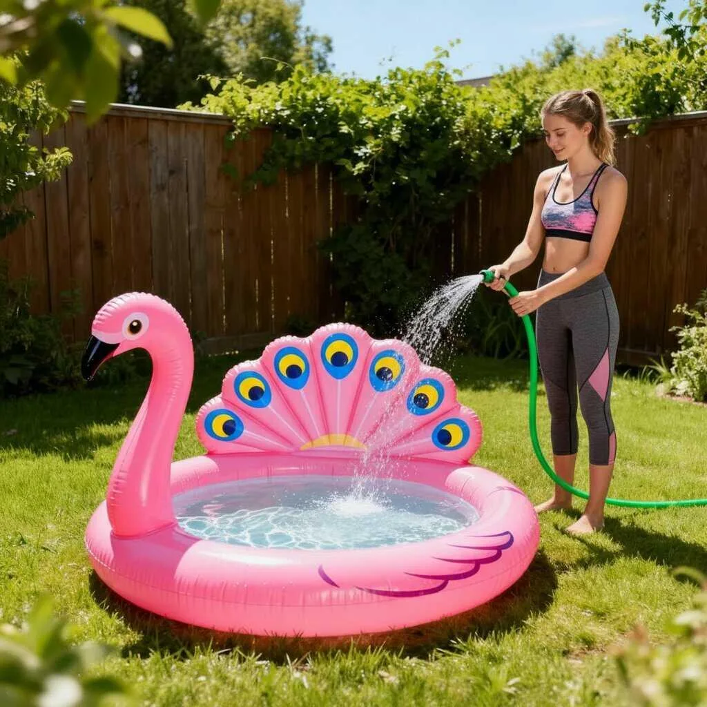 Make a Splash This Summer - Unveiling the Magic of the Inflatable Peacock Pool