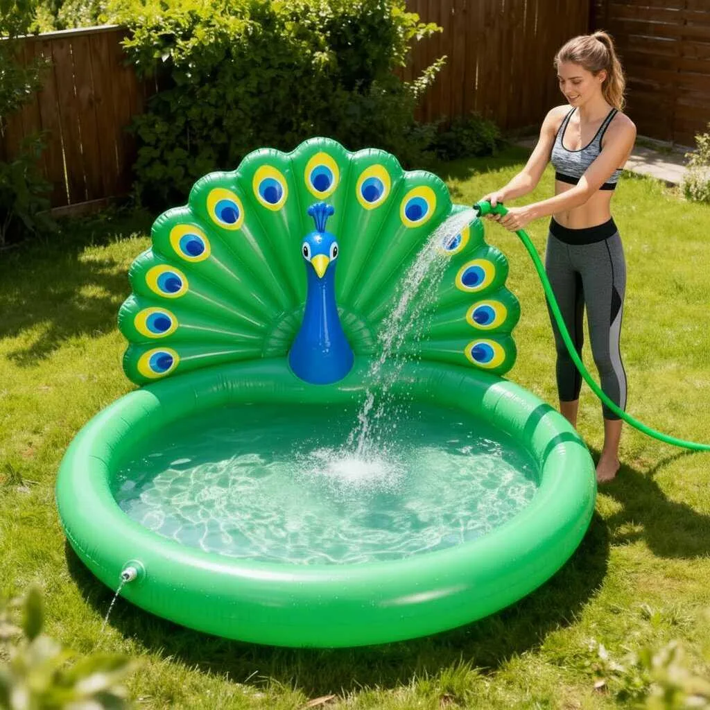 Understanding the Incredible Appeal of the Inflatable Peacock Pool