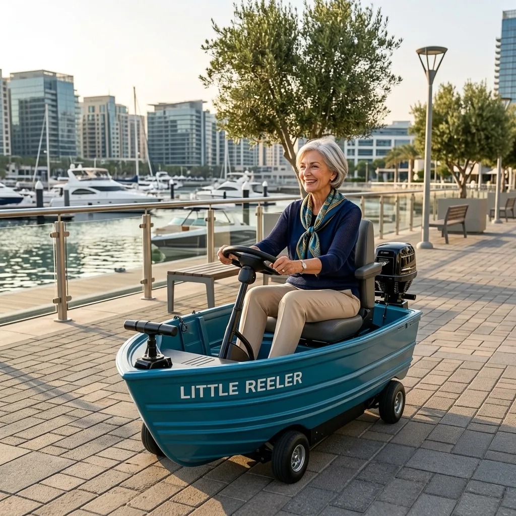 Explore the Water Like Never Before with the Fishing Boat Mobility Scooter