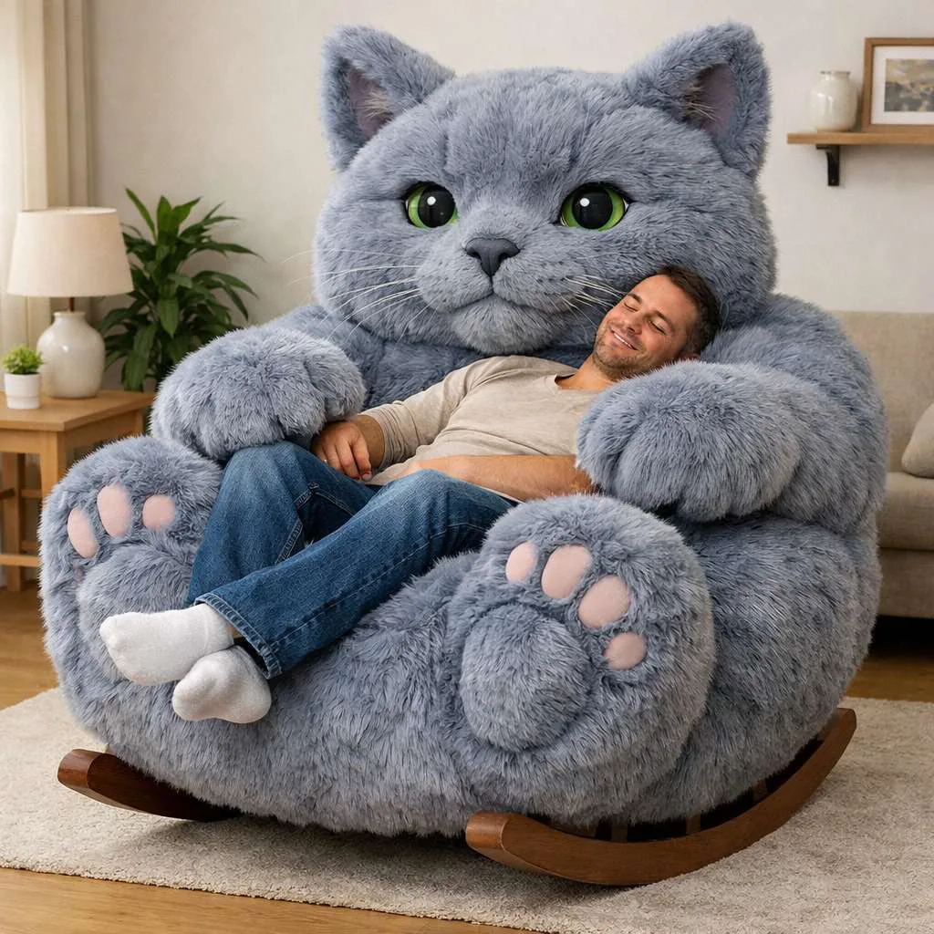 Comparing the Giant Cat Hug Rocking Chair to Other Lounge Options