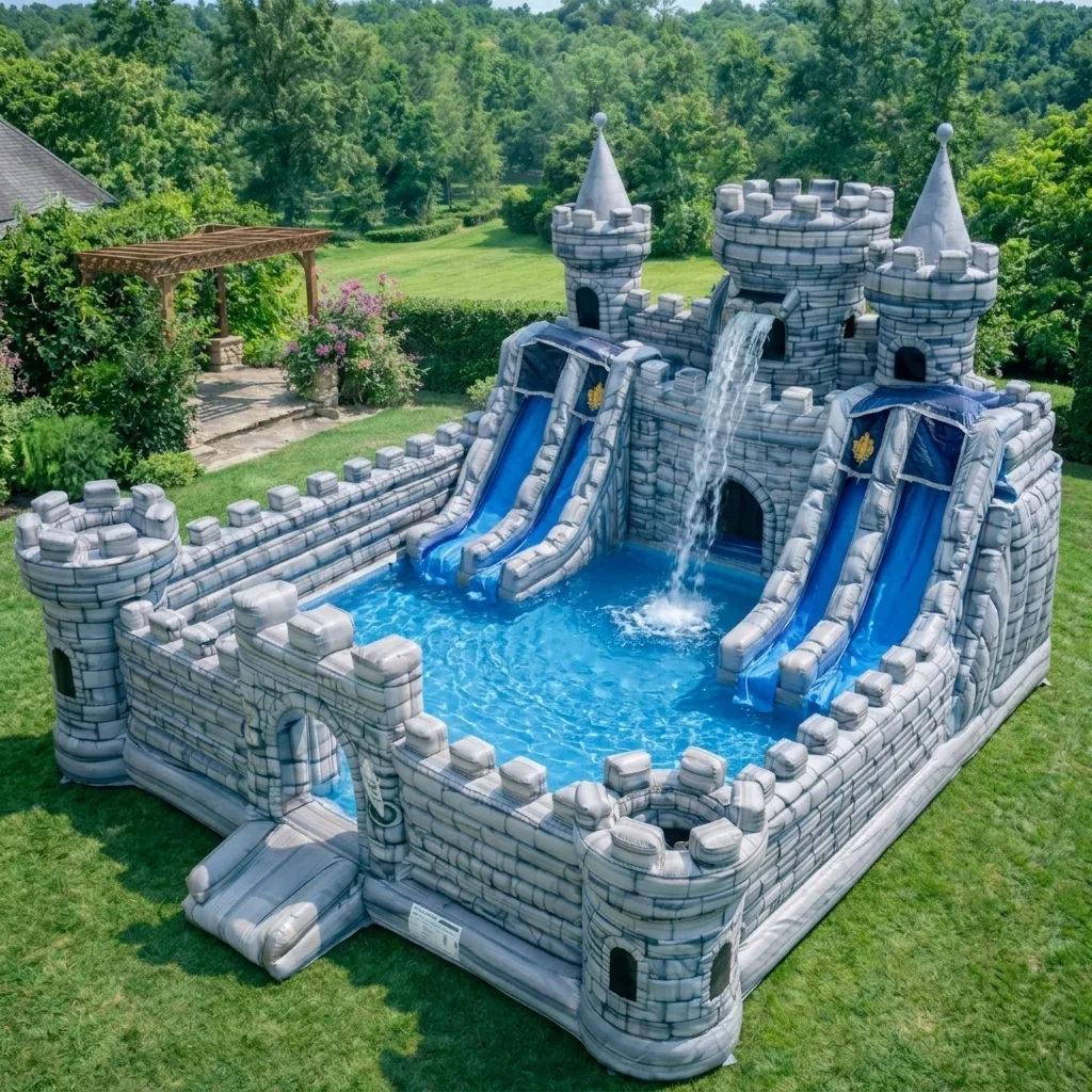 Make a Splash this Summer with a Giant Inflatable Castle Pool - The Ultimate Backyard Fun