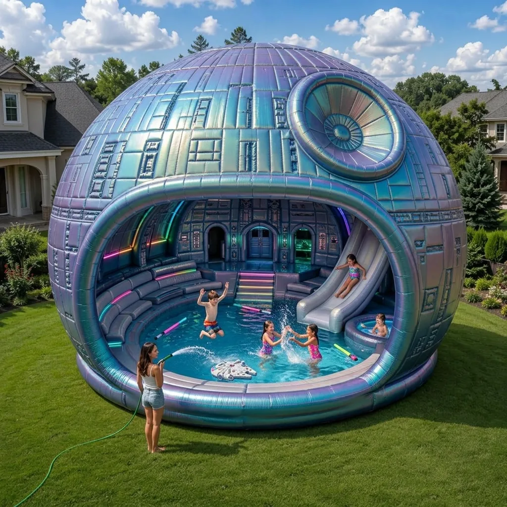 Creative Ideas and Examples for Featuring Your Giant Inflatable Death Star Pool