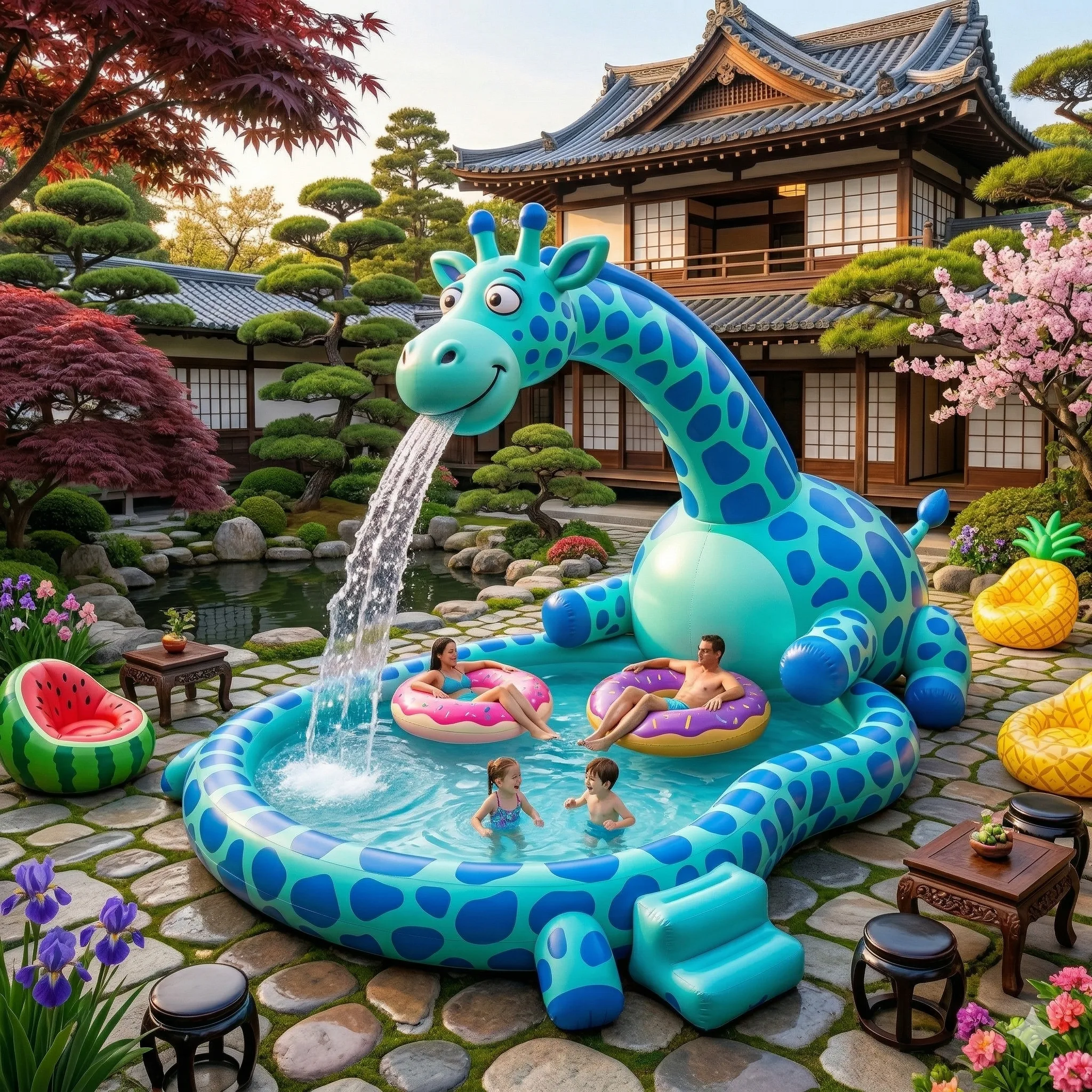 Choosing the Perfect Giant Inflatable Giraffe Pool for Your Space