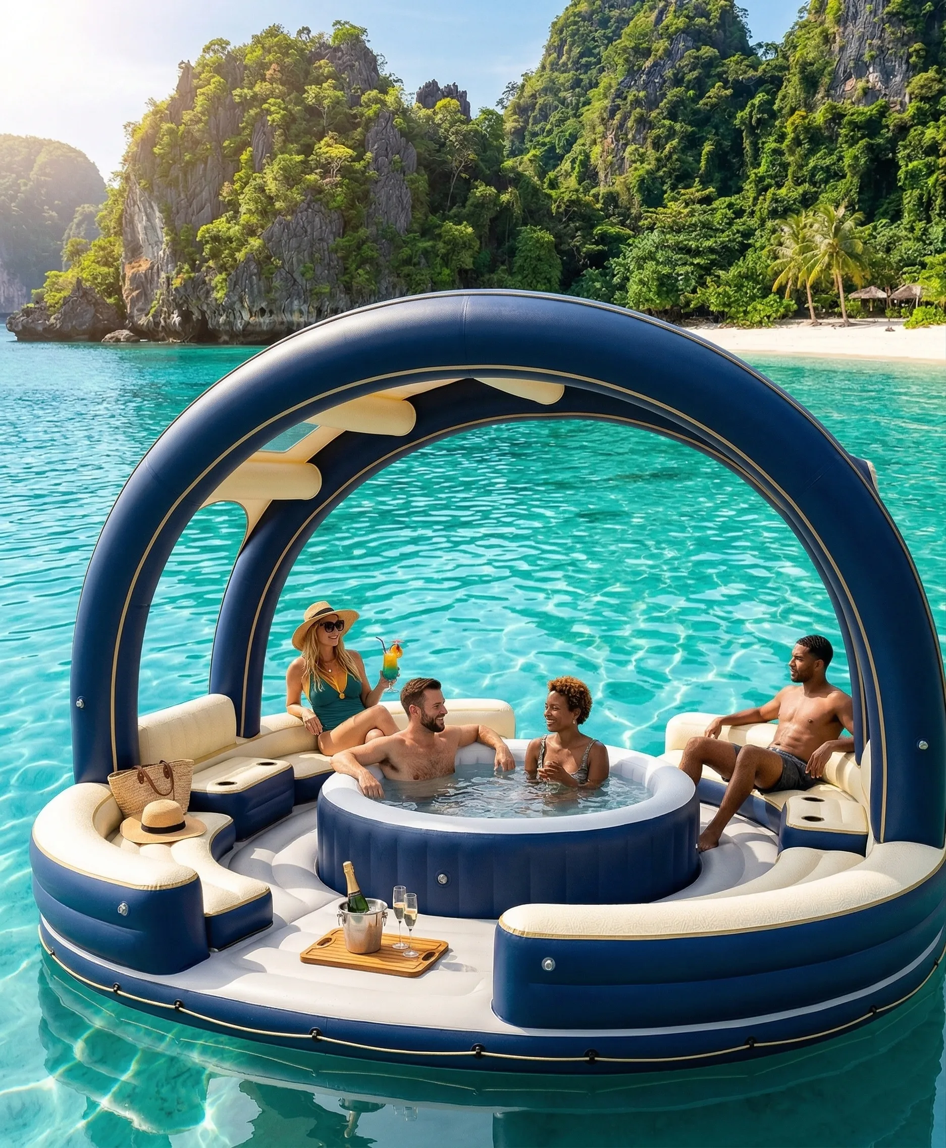 Key Features to Consider When Choosing a Giant Inflatable Hot Tub Lake Float