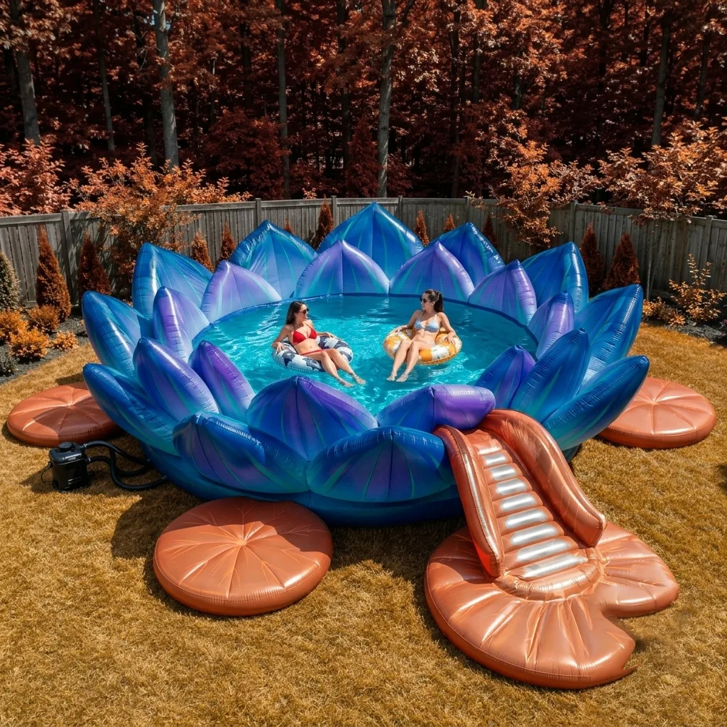 Comparing the Giant Inflatable Lotus Pool to Other Inflatable and Traditional Pools