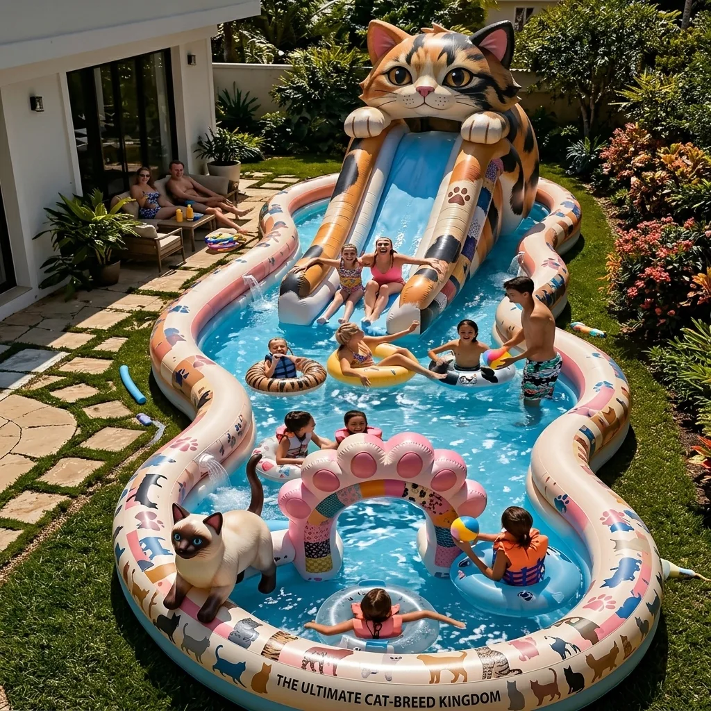 Dive into Delight: Exploring the Enchanting World of Cat-Themed Water Playgrounds