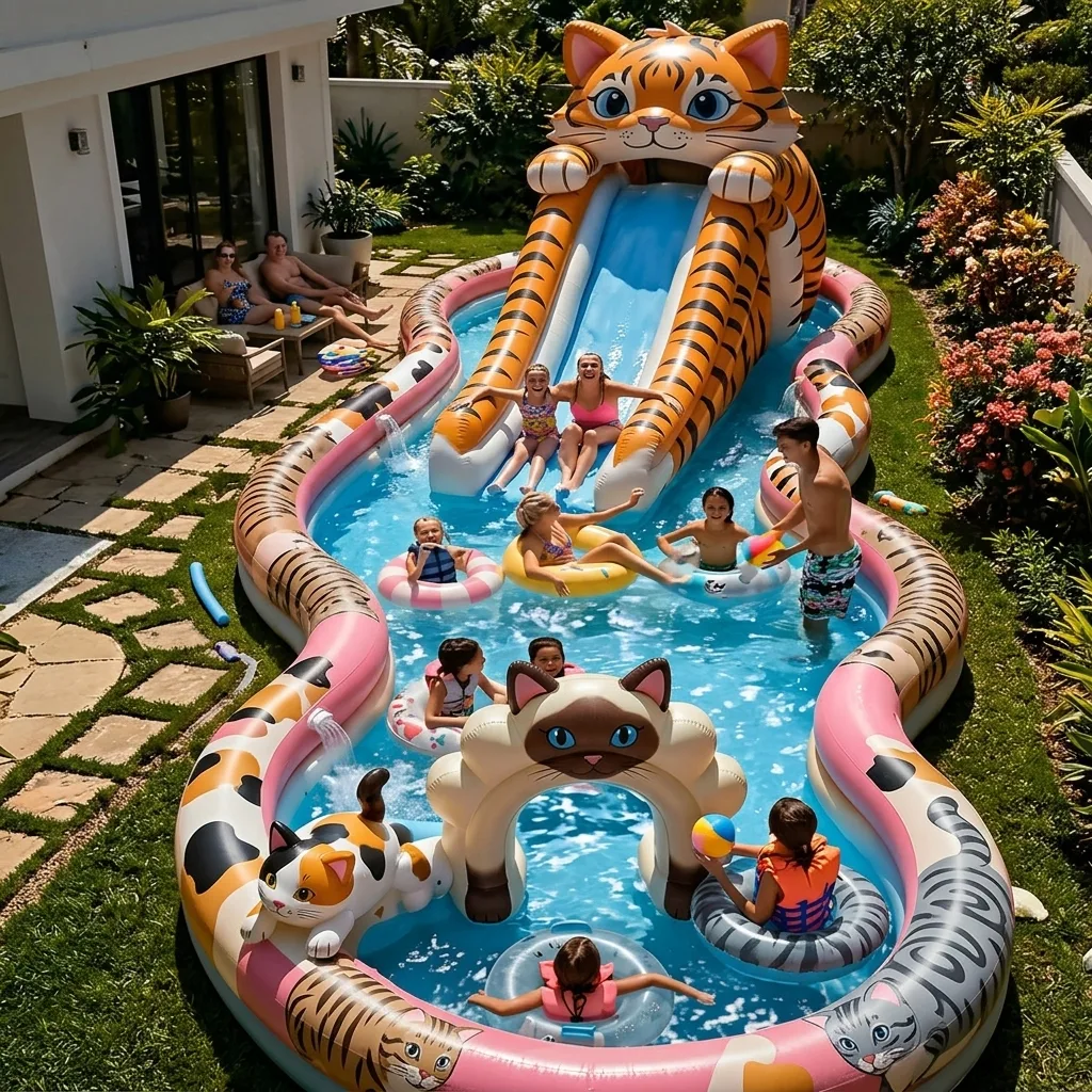 The Magic of a Cat-Themed Water Playground: Creating a Whimsical Water Wonderland
