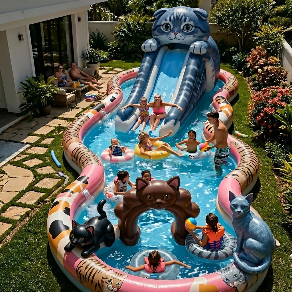 Comparing Cat-Themed Water Playgrounds With Traditional Water Parks