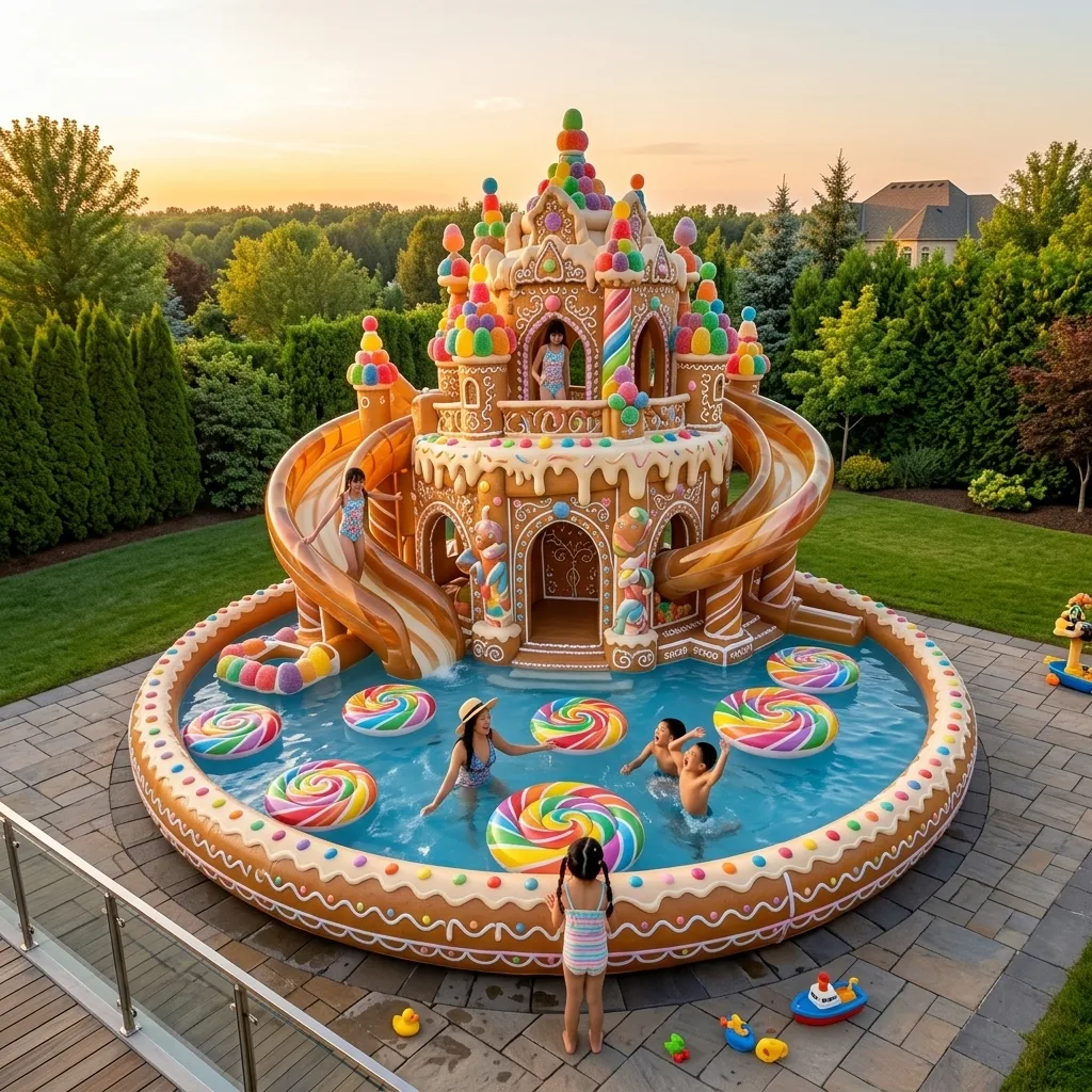 Making the Most of Your Giant Candy Castle Inflatable Water Slide Pool – Usage Tips and Tricks