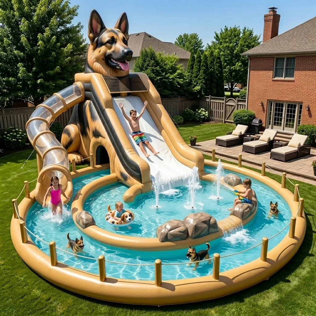 Dive Into Fun - Exploring the Excitement of the Giant Dog Water Park Experience