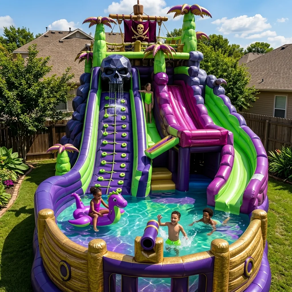 Splash Into Adventure - Exploring the Excitement of the Inflatable Pirate Ship Water Park
