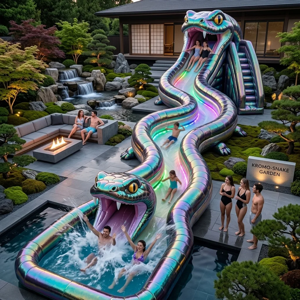 Dive into Fun: Exploring the Excitement of the Inflatable Snake Water Slide