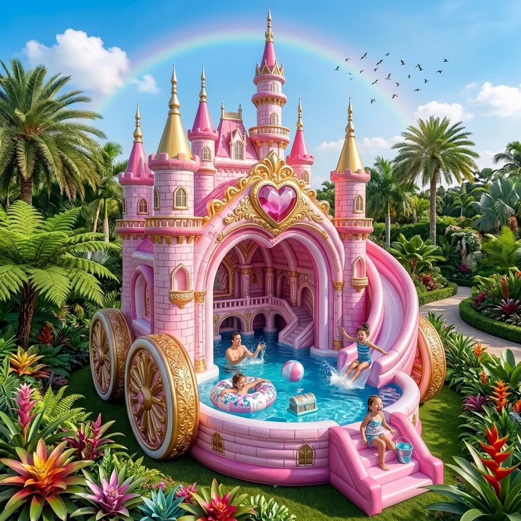 Ultimate Princess Castle Inflatable Pool: The Best Choice for Sparkly Summer Fun
